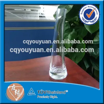 Hot Sale Clear Fancy 75ml Hand Blown Glass Long Stem Vases