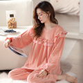 women's island fleece thick pajamas