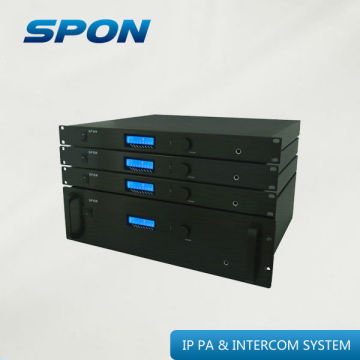 integrated constant voltage amplifier audio terminal for IP PA system