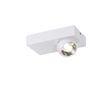Architecture commerciale carrée blanche noire LED PIND SPOT