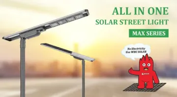 IP65 All-in-One Integrated Split Solar Panel LED Street Light