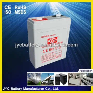 2v 100ah solar street light battery with good quality