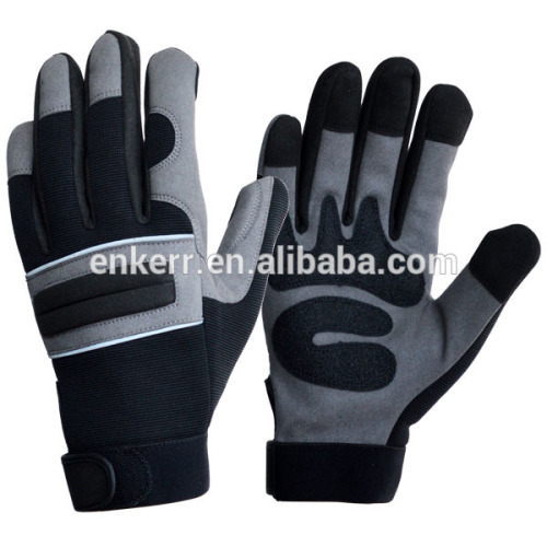 ENKERR stretch spandex back mechanic gloves