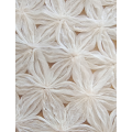 tecido de bordado de flor de chiffon