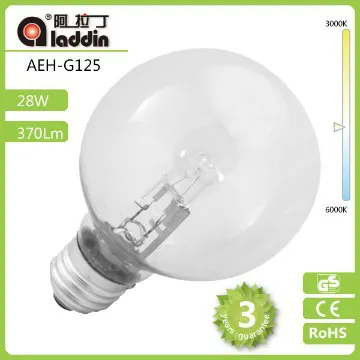 ECO Halogen bulb G125 105W E27 CE ROHS