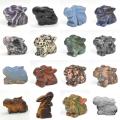 1.5" Rabbit Statue Natural Gemstone Room Decoration Healing Crystal Animals Figurines Reiki Carved Stones Wholesale