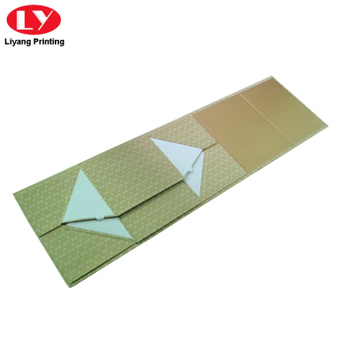 Caixa de presente dobrável tipo papel com fecho magnético