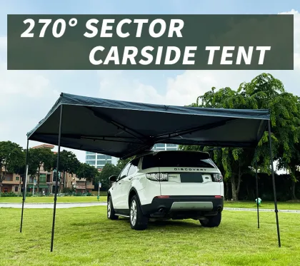 Fox Retractable 270 Degree Awning for 4X4 Cars with LED Light
