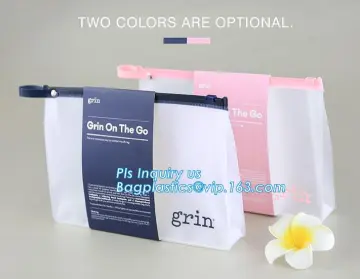 PVC Slider zipper bag plastic bag with zipper, Slider bubble bag for Cosmetics, swimwear packaging eva bags,slider zipper bags f