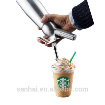 Stainless steel 0.5L cream whipper dispenser for fancy coffee CW-001