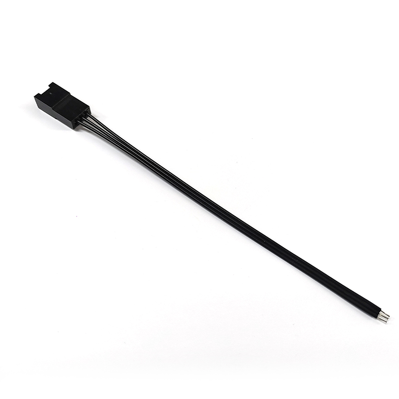 Black bamboo ribbon cable connector