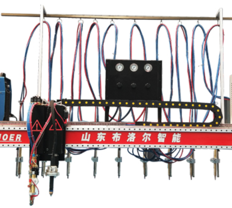 Portique ligne droite CNC machine de découpe acier