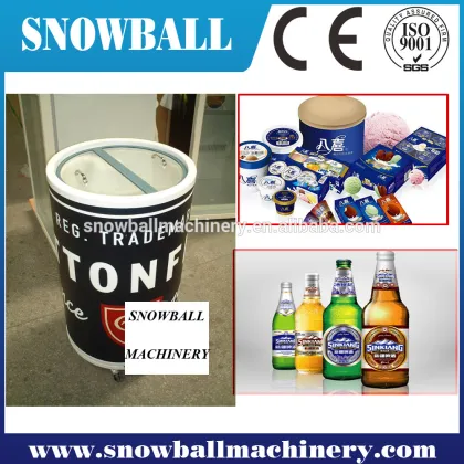 Ce approved fast delivery barrel shape beer refrigerator