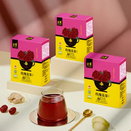 Yellow Box Rose Ginger Tea