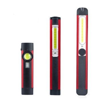 Warsun draagbare magnetische basis cob led werklicht: oplaadbare mini EDC -zaklamp en fakkel