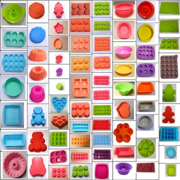 3D Bread Pastry Mold Pizza Pan Silicone Ice Cube Tray DIY Handmade Soap Chocolate Fondant Silicone Cake Baking Mold Pan