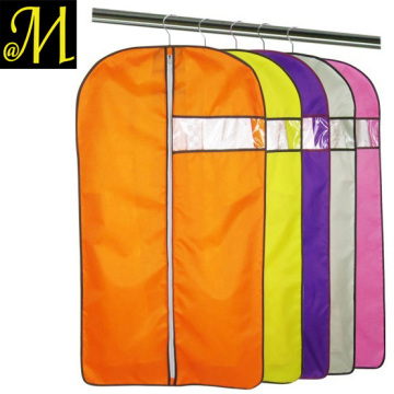 Nylon Clear PVC Non Woven Polyester Suit Garment Bag Cover