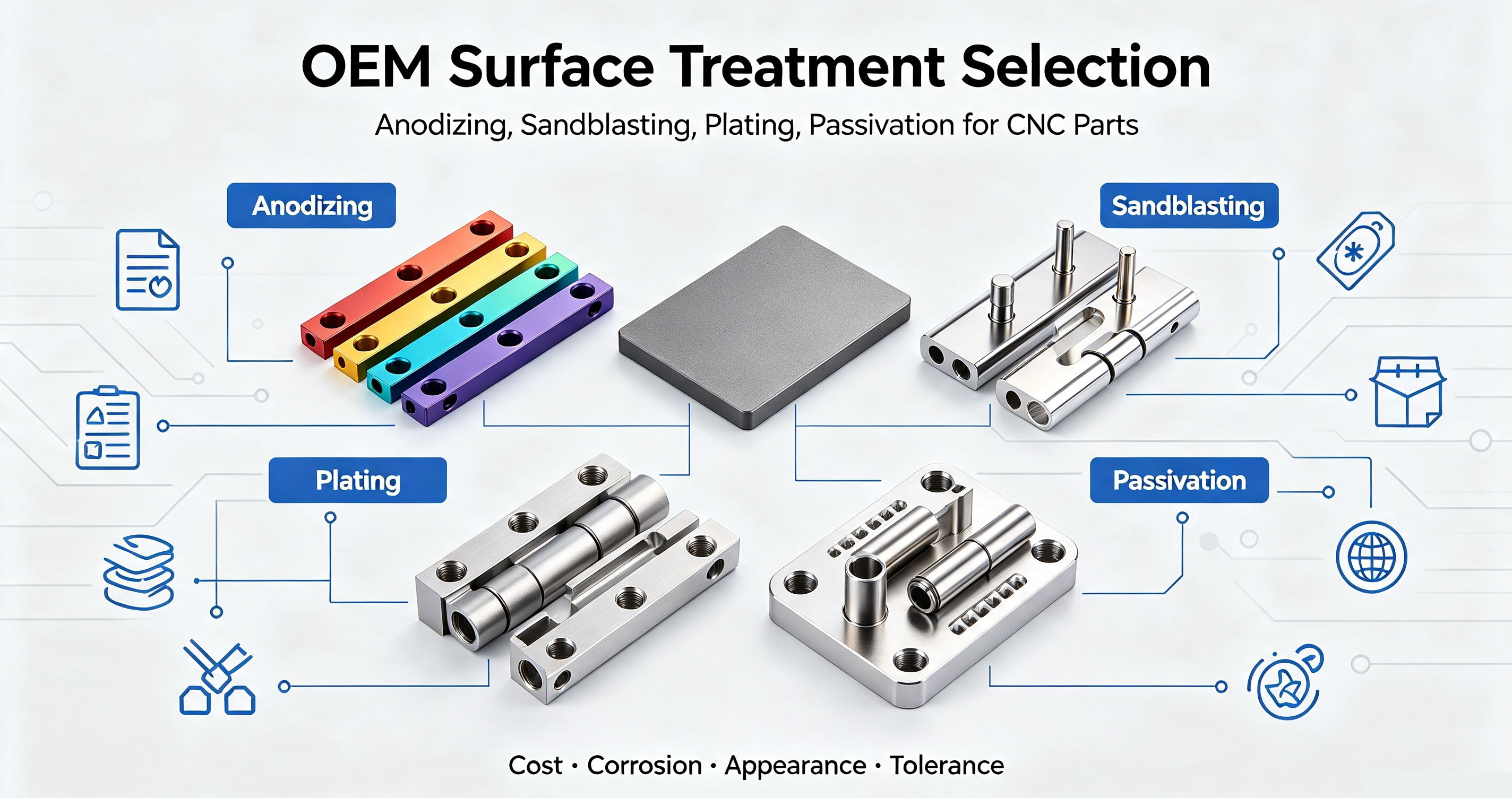 How to Choose Surface Treatments for CNC Parts
