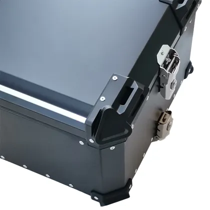 45L 55L 65L Black / silver motorcycle general rear trunk rear trunk helmet trunk motorcycle rear roof box tool Tail box
