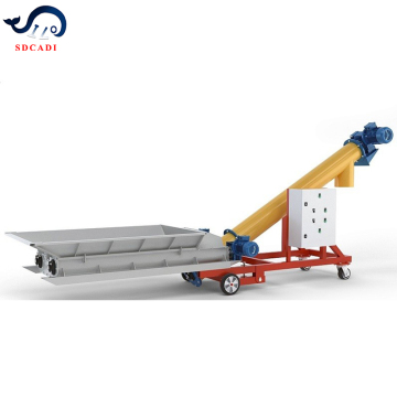 SDCAD Brand Double Shaft Screw Conveyor: Ideal for Flake Ice Conveyance Systems
