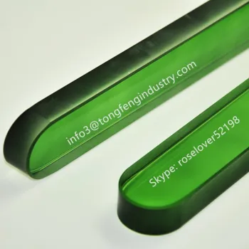 Green plain level gauge glass