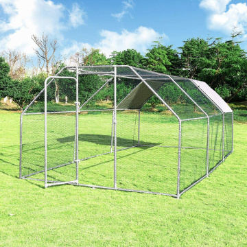 GIBBON Chicken Run galvanized door with lock, Walk-in Chicken Coops Hen Run House Shade Cage