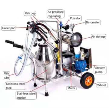 Portable Vacuum Milking Machine: Cow and Goat Farming Equipment for Dairy Farms