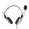 Headphone Berkabel Pusat Panggilan Headset USB Stereo