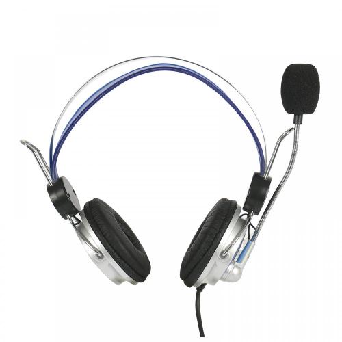 Headphone Berkabel Pusat Panggilan Headset USB Stereo