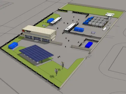Modular Green Ammonia Devices for Energy Storage in Large Wind Power Plants