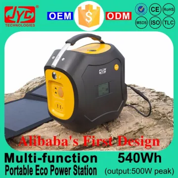 500Wh Portable Outdoor and Residential Eco Energy Storage Solar Lithium Battery Power Station Bank
