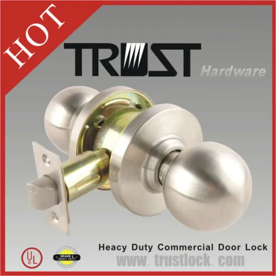 TRUST 4373: Grade 2 Knob Commercial Passage lock
