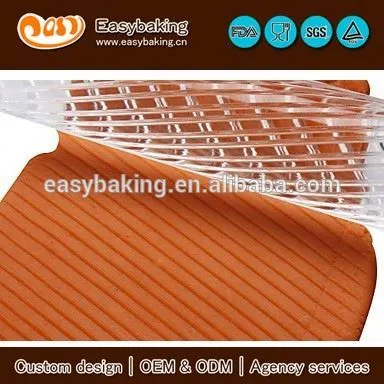New arrival oblique lines fondant cake acrylic impression rolling pins for DIY