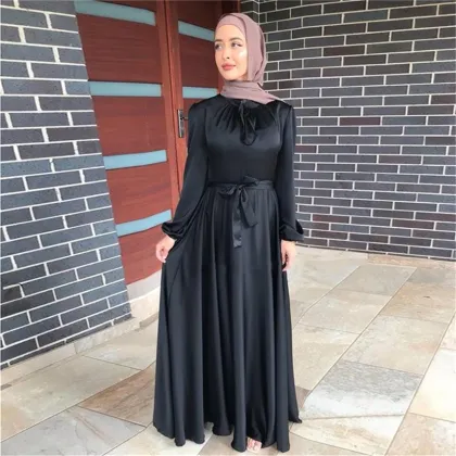 Muslim Long Dress Casual Long Dress Ladies Skirt