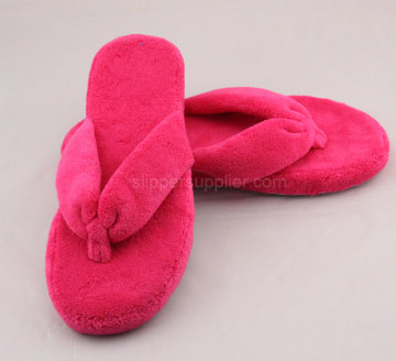 ladies microtowelling toe thong