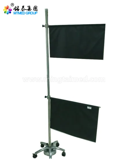 Electric lift mobile X-ray protective screens
