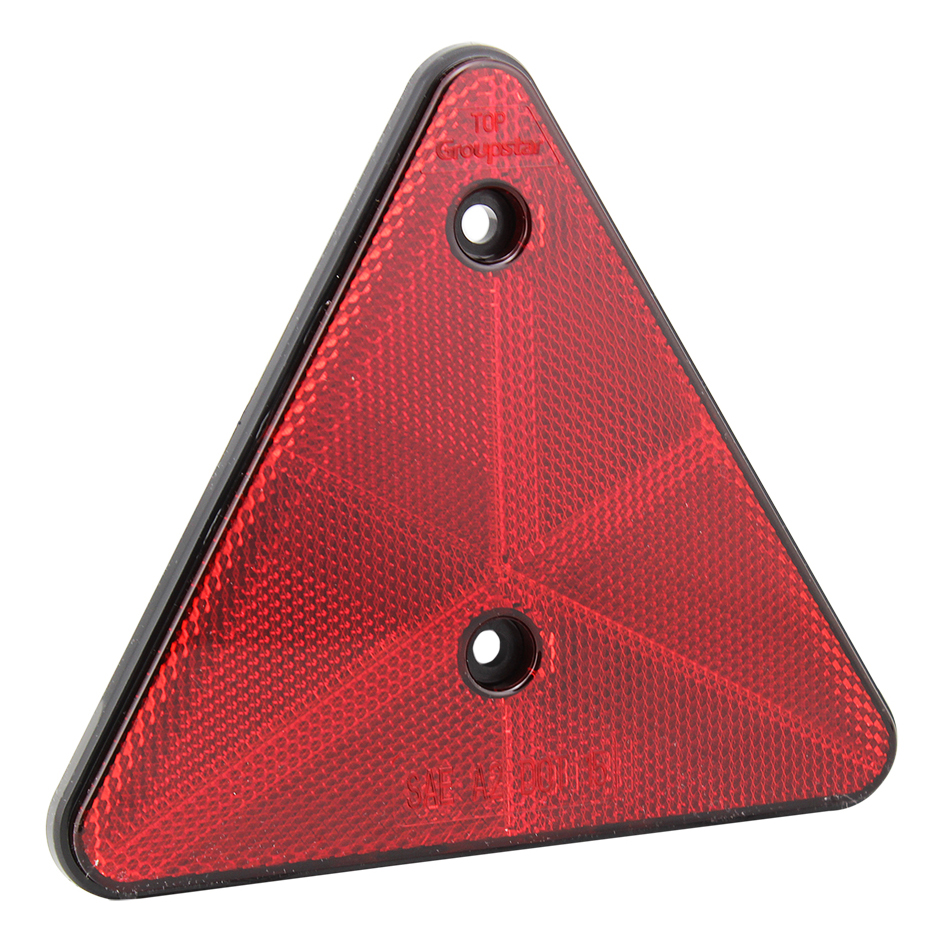 Screw Install Traingle Truck Trailer Reflectors