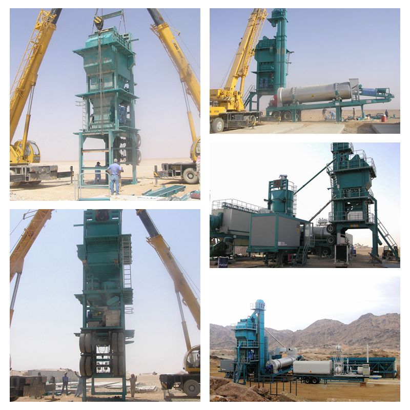 Instalation mobile asphalt plant 