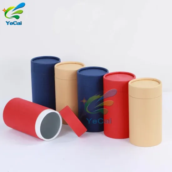 China gold manufacturer coffee cardboard tube box packaging, food tube packaging for coffee