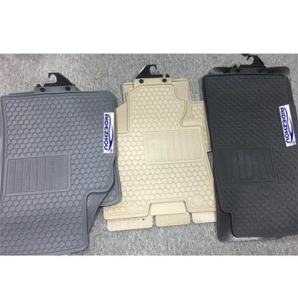 Black Rubber All Weather Floor Mats for Dodge Ram ProMaster 2014-2022 1500 2500 3500