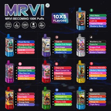 MRVI 100k 5в1 Vape за еднократна употреба