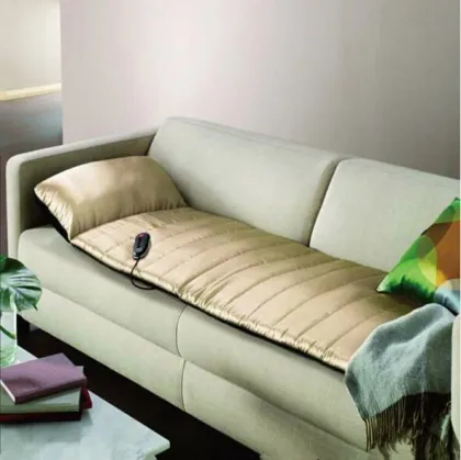 High-end silky full body massage mat for bed with heat