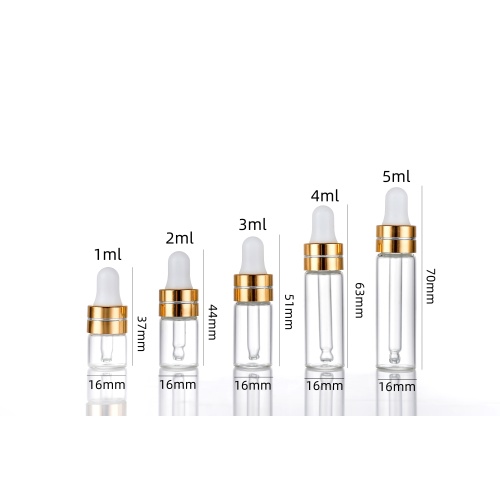 Clear Glass Dropper Bottle for Oils
