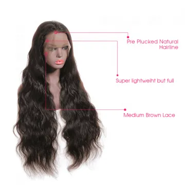 Huashuo 50% OFF 180% 210% Density Swiss Lace Wig, Invisible Hairline 360 Lace Frontal Wig,  360 degree Human Hair Lace Front Wig