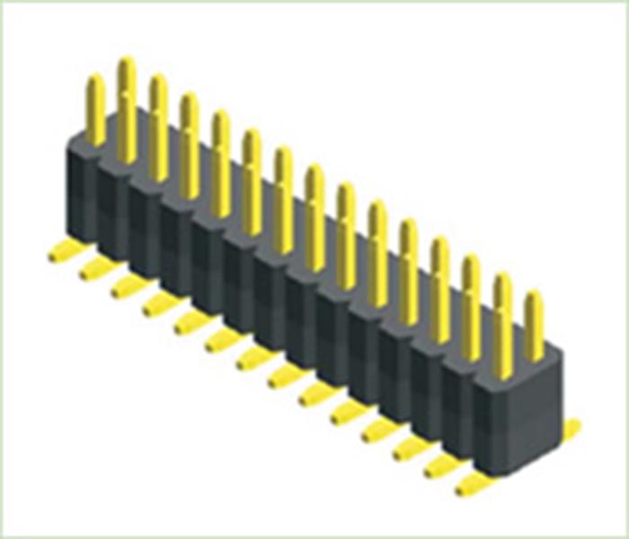 Encabezado de pin de 1 mm (0.039 &quot;) SMT de doble fila