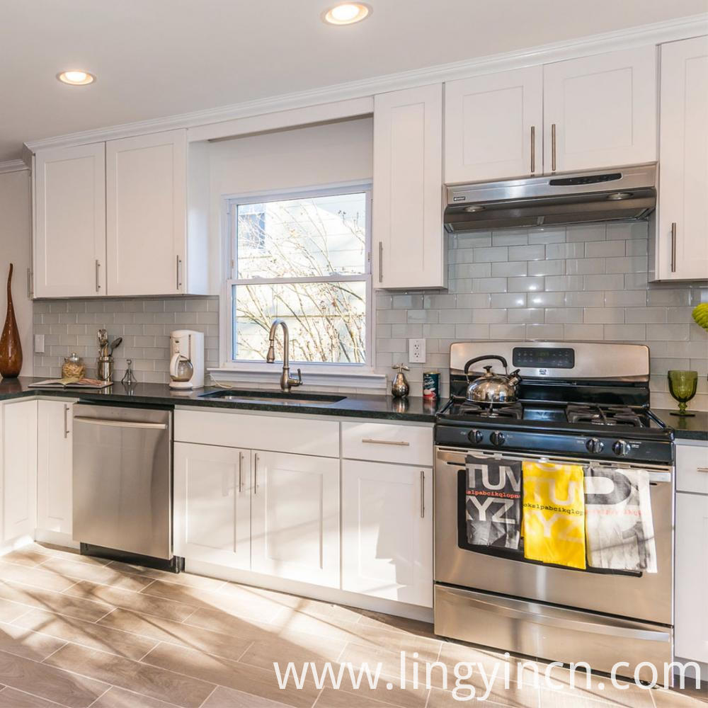 Modern White Gloss Kitchen Cabinet Factory Sale