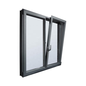 American Hot-Sale Thermal Break Aluminum Tempered Glass Tilt and Turn Windows for Apartments