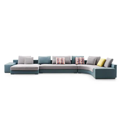 Customized Modern European Style Leather Sofa