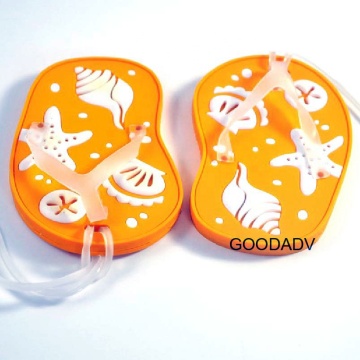 Plastic Slipper Luggage Address Tags for Airport Travel