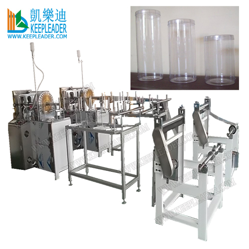 Plastic Cylinder/Clear Cylindric Box Making Machine